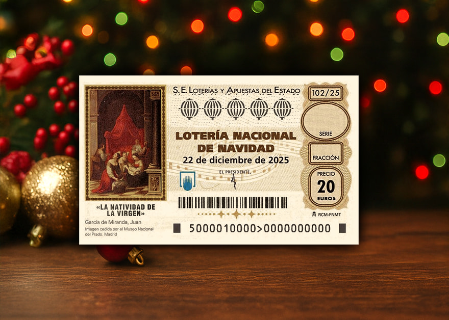 Décimo de la Lotería Nacional de Navidad 2025.