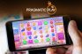 Pantalla de móvil con el juego Sweet Rush Bonanza de Pragmatic Play.