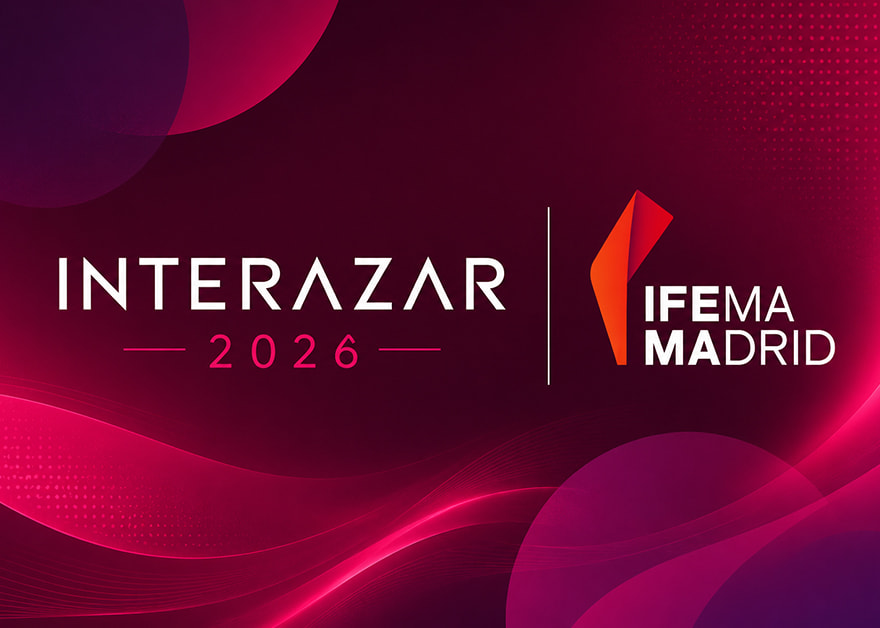 Cartel promocional de Interazar 2026 junto al logotipo de IFEMA Madrid.