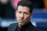 Diego Simeone, entrenador del Atlético de Madrid, durante un partido
