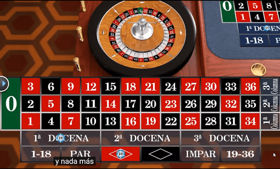 Mesa de ruleta Royale online de R. Franco Digital