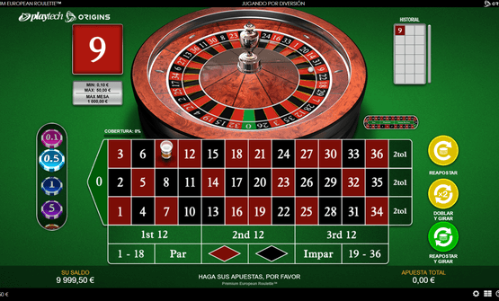Resultado de una tirada en la ruleta europea