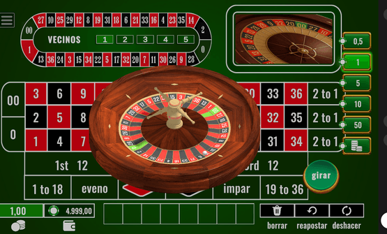 Rueda de la ruleta americana Extra Pay