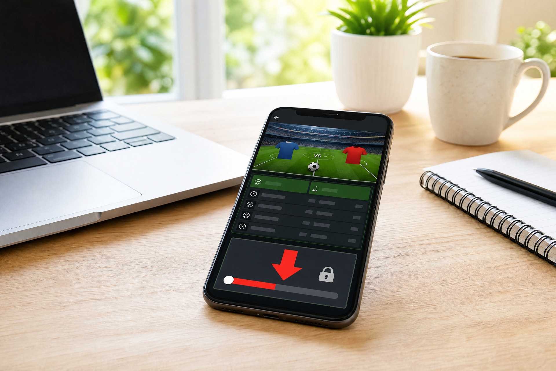 Móvil con una app de apuestas que marca un límite en la apuesta máxima
