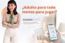 Ana Gabriela Rivera de brazos cruzados junto a un DNI y un móvil con verificación de edad +18.